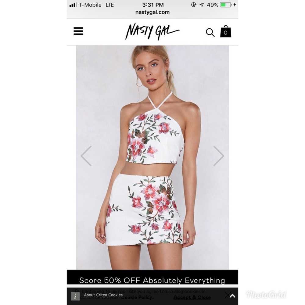 Sequin 2 piece set